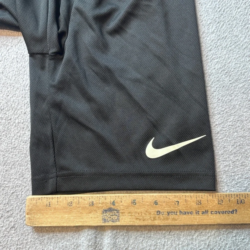 Nike 3 Brand Shorts Kids S Black Russell Wilson Athletic Mesh Basketball 8-10